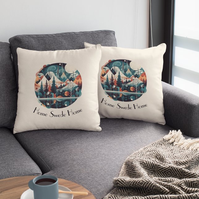 Nordic Pines & Peaks, custom Cushion (Creator Uploaded)