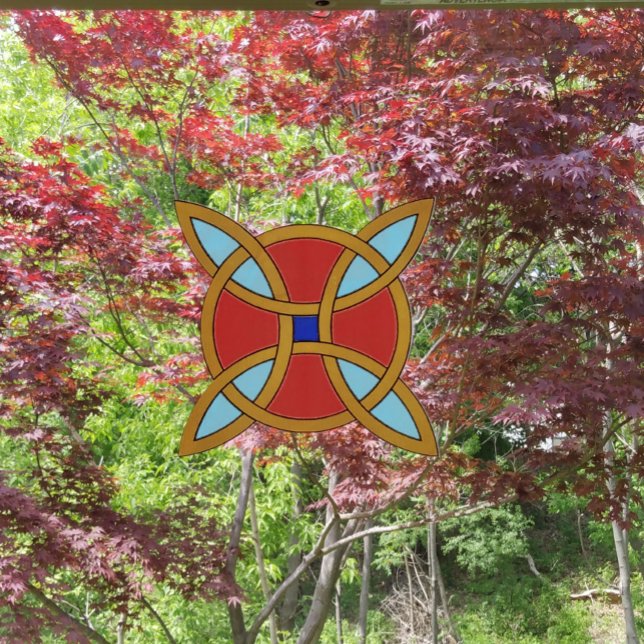 Nordic Protection from Witchcraft or Witch's Knot (Nordic Protection from Witchcraft or Witch's Knot Window Clings on window)