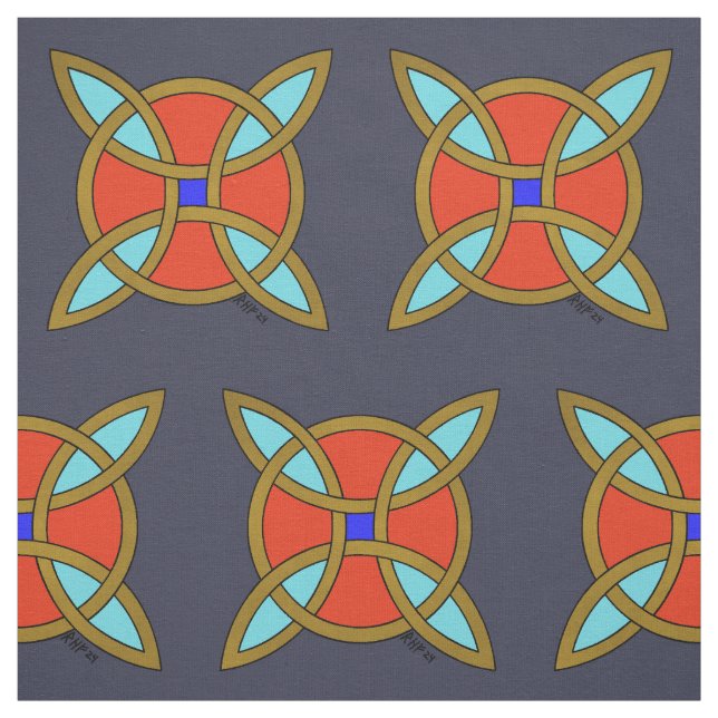 Nordic Protection from Witchcraft or Witch's Knot Fabric (Swatch)