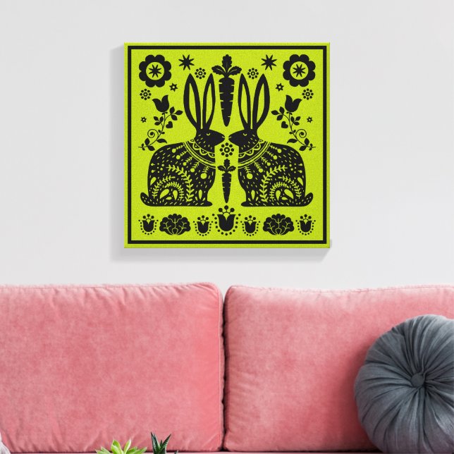 Nordic Rabbit Themed Home Decor (Insitu(LivingRoom))