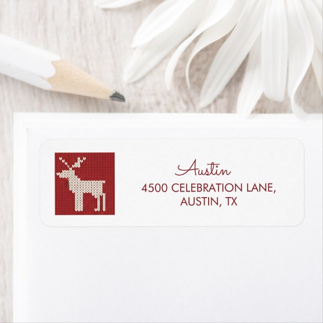 Nordic Reindeer Christmas Personalized  (Insitu)