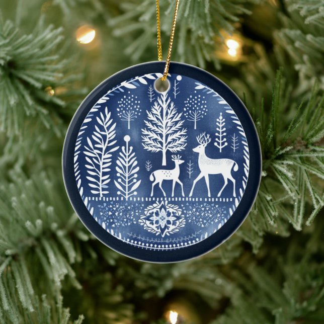 Nordic Reindeer Ornament (Tree)