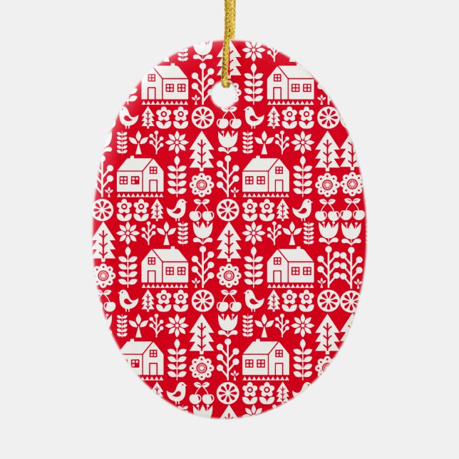 Nordic Scandinavian Christmas Decorations (Front)