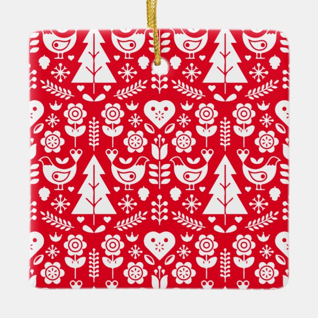 Nordic Scandinavian Christmas Decorations (Front)
