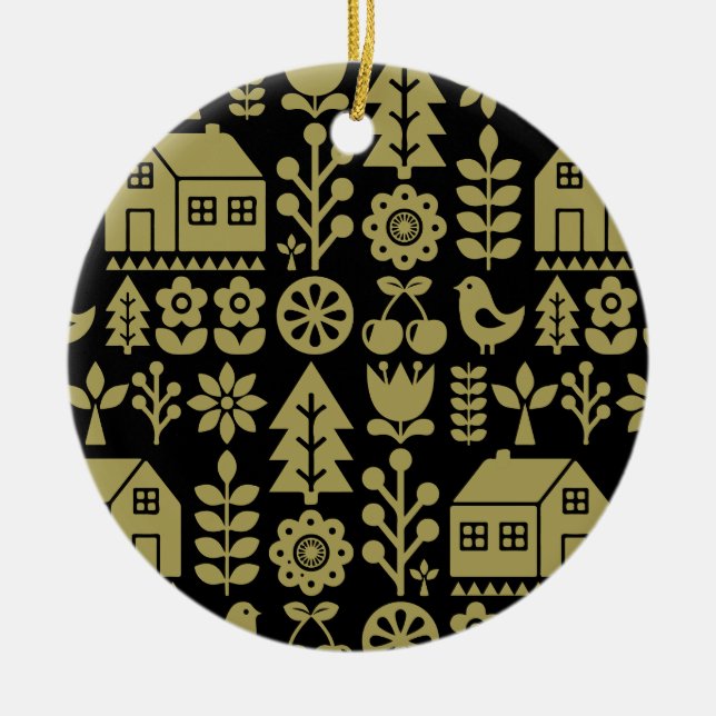 Nordic Scandinavian Christmas Decorations (Front)