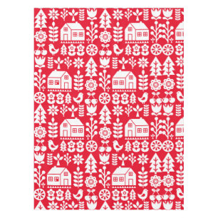 Nordic Scandinavian Christmas Decorations Tablecloth
