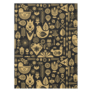 Nordic Scandinavian Christmas Decorations Tablecloth