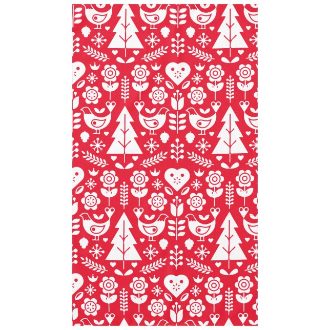 Nordic Scandinavian Christmas Decorations Tablecloth (Front)