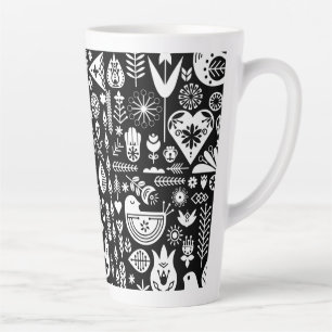 Nordic Scandinavian Christmas  Latte Mug