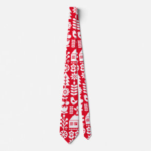 Nordic Scandinavian Christmas Tie