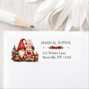 Nordic Scandinavian Christmas Tomte Return Address
