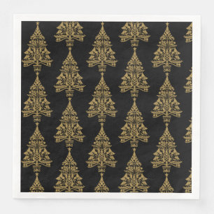 Nordic Scandinavian Christmas Tree Decorations Napkin