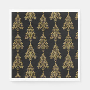 Nordic Scandinavian Christmas Tree Decorations Napkin