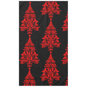 Nordic Scandinavian Christmas Tree Decorations Tablecloth