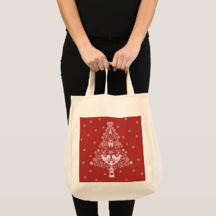 Nordic Scandinavian Christmas Tree Magic Tote Bag
