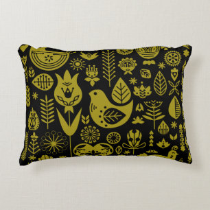 Nordic Scandinavian Folk Pattern Art Decorative Cushion