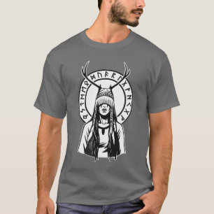 Nordic Shaman Girl heilung boy T-Shirt