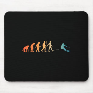 Nordic Ski Art Men Women Snowboard Skier Skiing Lo Mouse Pad