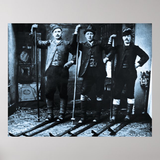 Nordic Ski Club - Vintage Poster (Front)