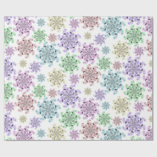 Nordic Snow Garden Wrapping Paper