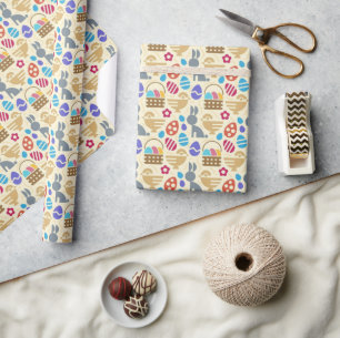 Nordic Spring Easter Wrapping Paper