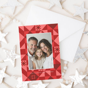 Nordic Star Frame Holiday Card