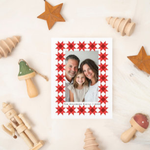 Nordic Star Frame Holiday Postcard