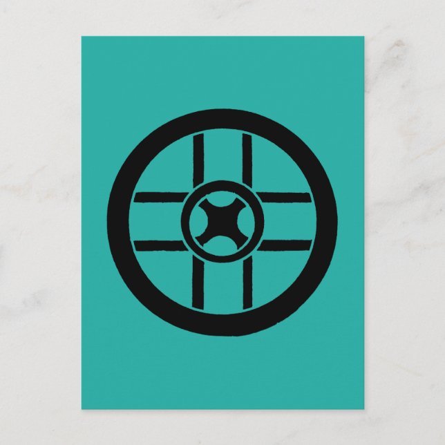 Nordic Symbol: Wheel Cross Postcard (Front)