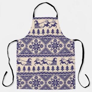 Nordic Tradition: Seamless Pattern Design Apron