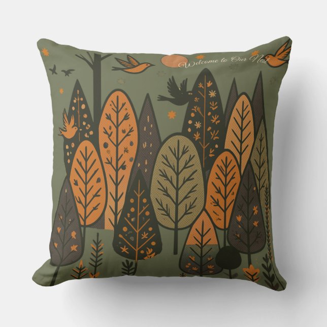 Nordic Twilight Grove Cushion (Front)