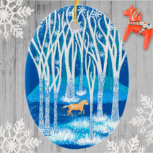 Nordic Winter Fjord Horse