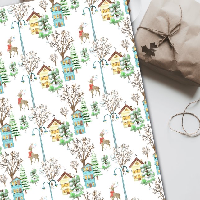 Nordic Winter Hygge Rustic Wrapping Paper (Creator Uploaded)