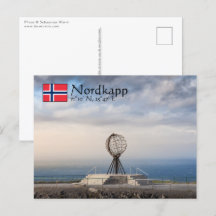 Nordkap Norwegen Postcard