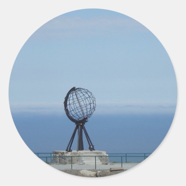 Nordkapp Classic Round Sticker (Front)