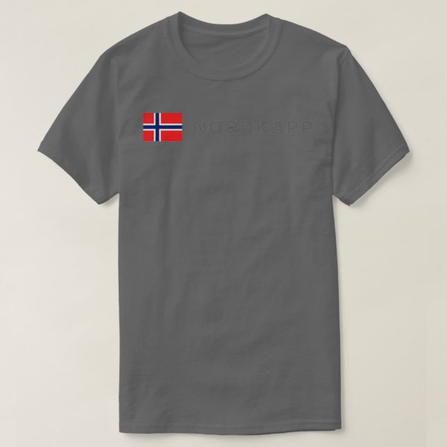 Nordkapp Northcape Norway T-Shirt (Design Front)