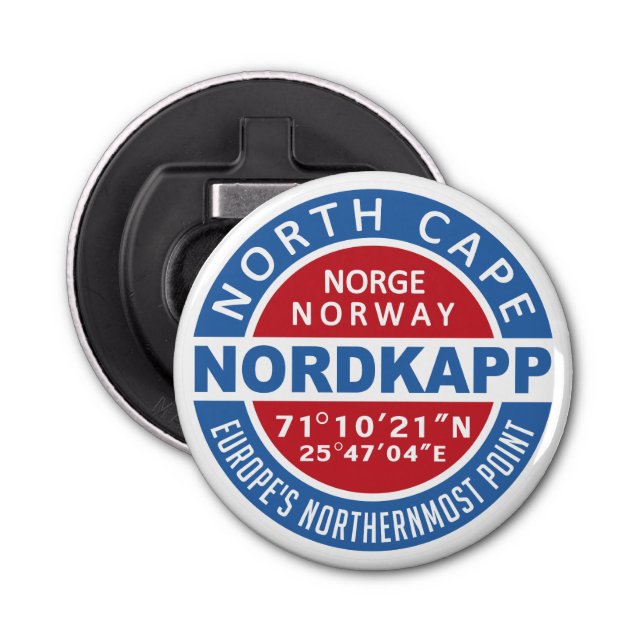 NORDKAPP Norway bottle opener (Front)