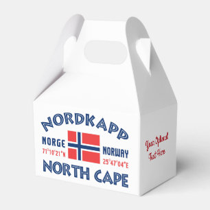 NORDKAPP Norway custom favour box