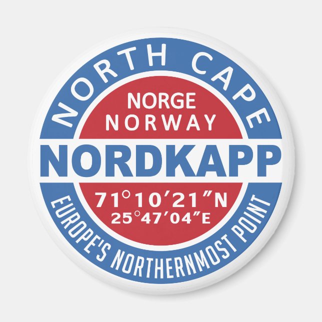 NORDKAPP Norway magnet (Front)