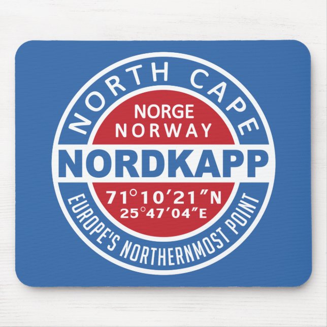 NORDKAPP Norway mousepad (Front)