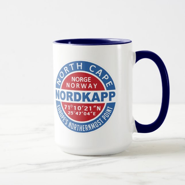 NORDKAPP Norway mugs (Right)