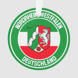 Nordrhein-Westfalen Round Emblem Ornament