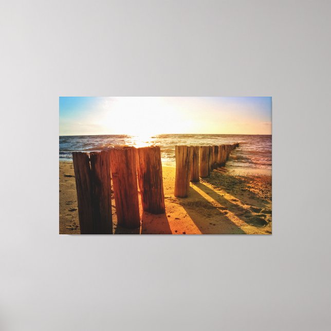 Nordsee Idylle Canvas Print (Front)
