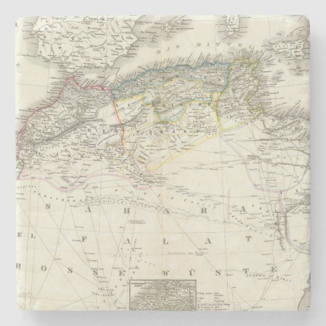 Nordwest Africa - Northwest Africa Stone Coaster (Front)