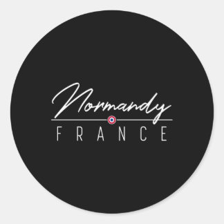 Nordy France Classic Round Sticker