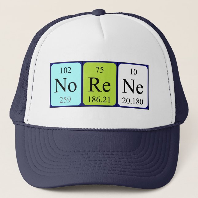 Norene periodic table name hat (Front)