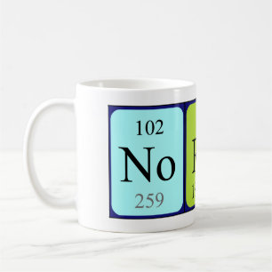 Norene periodic table name mug