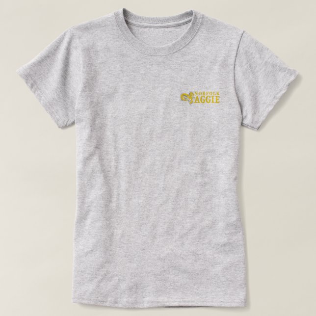 Norfolk Aggie T-Shirt (Design Front)