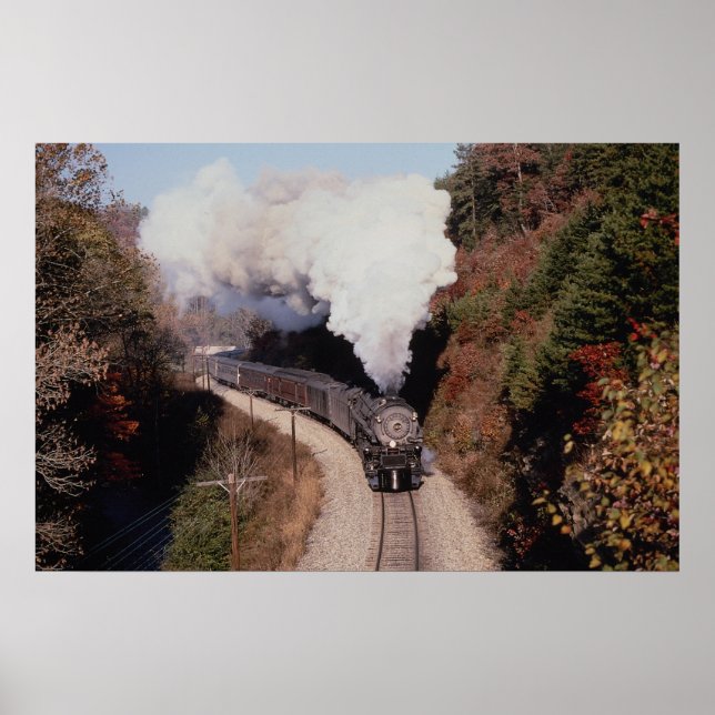 Norfolk and Western, No. 1218, near Old Fort, Nort Poster (Front)