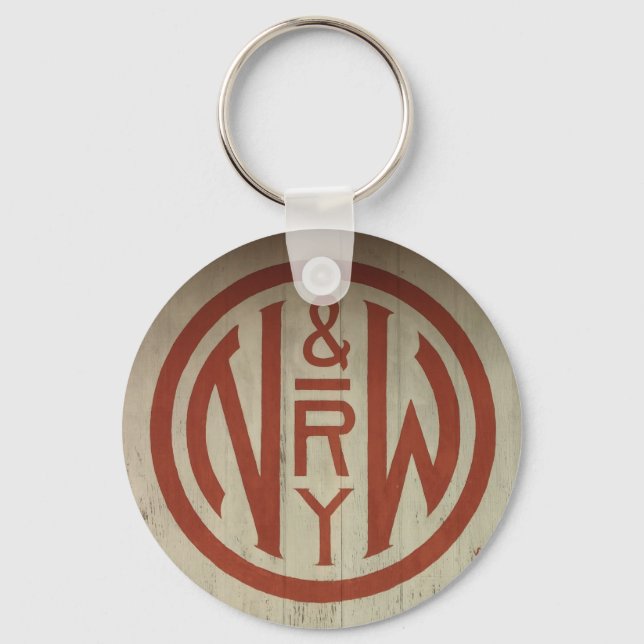 Norfolk and Western Railway Logo Key Chain (Front)