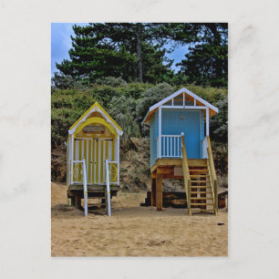 Norfolk Beach Huts Postcard